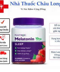 Alternative view of Kẹo Ngủ Melatonin Gummies Natrol 10mg - Hỗ trợ giấc ngủ tự nhiên