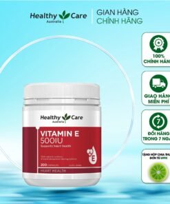 Alternative view of Viên uống bổ sung vitamin E Healthy Care 500IU 200 viên
