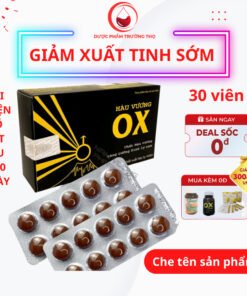 Hàu vương OX ,Tinh chất hàu vương OX Plus tăng cường sinh lý nam giới kéo dài thời gian quan hệ, cải thiện xuất tinh sớm