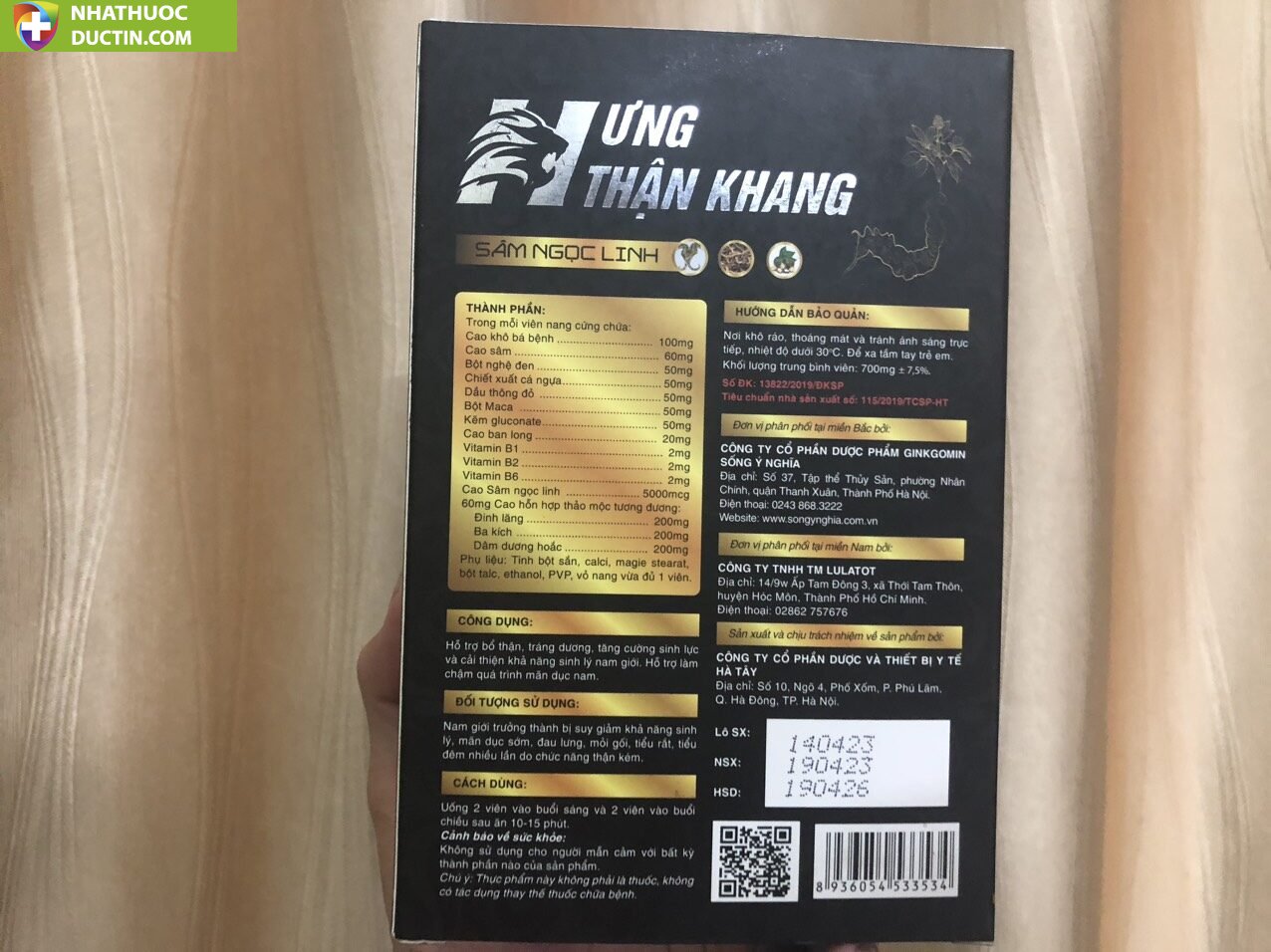 HƯNG THẬN KHANG bổ thận tráng dương hộp 30 viên 6 HƯNG THẬN KHANG bổ thận tráng dương hộp 30 viên - Ảnh 6