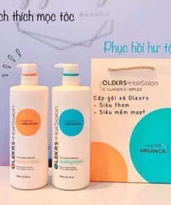 Cặp gội xả chuẩn salon siêu mượt Olex 960ml