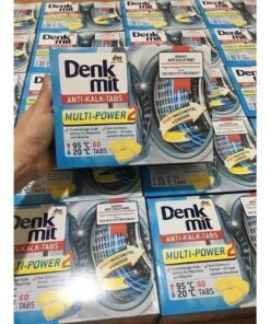 Viên tẩy lồng máy giặt Denkmit Đức hộp 60 viên 7 TAY2