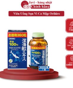 Alternative view of Viên Uống Sụn Vi Cá Mập Orihiro Squalene Nhật Bản, Dầu Gan Cá Mập Orihiro Nhật Bản