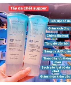 Gel tẩy da chết Missha Super Aqua 10 Hyaluronic Acid Ultra Hyalron Peeling Gel 100ml