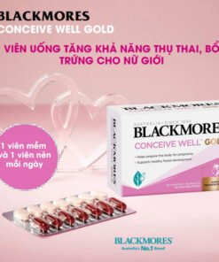 Viên uống tăng khả năng thụ thai, bổ trứng cho nữ giới Conceive Well Gold Blackmores Úc 56 viên Chính Hãng 9 botrugn2