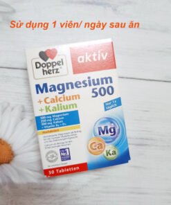 Alternative view of Viên uống bổ sung Magie, Canxi, Kali Đức tăng cường sức khỏe hệ thần kinh và cơ bắp hàng Đức 30v