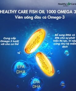 Alternative view of Viên uống dầu cá Omega 3 Healthy Care Fish Oil 400 viên