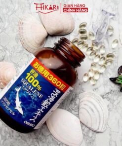 Alternative view of Viên uống dầu gan cá mập Squalene Orihio Nhật Bản loại 360 viên tốt cho xương khớp, tim mạch