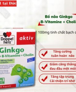 Alternative view of Viên uống Bổ não Ginkgo Doppelherz 40v -Nội địa Đức Date mới nhẩt
