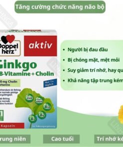 Viên uống Bổ não Ginkgo Doppelherz 40v -Nội địa Đức Date mới nhẩt