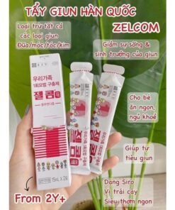 Alternative view of Siro Xổ Giun Zelcom Hàn Quốc Loại Bỏ Giun Đường Ruột Cho Người Lớn và Trẻ Từ 2 Tuổi
