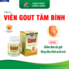 Viên Gout Tâm Bình hộp 60 viên - Hỗ trợ giảm triệu chứng đau do gút, lợi tiểu, tăng đào thải acid uric.