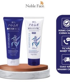 Sữa Rửa Mặt Hatomugi Ý Dĩ Dưỡng Ẩm Trắng Da Reihaku Cleansing Facial Foam Nhật Bản