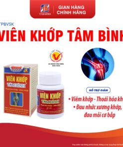 Alternative view of [Chính hãng] Viên khớp Tâm Bình, hỗ trợ giảm các triệu chứng bệnh thoái hóa khớp, viêm khớp, đau nhức xương khớp