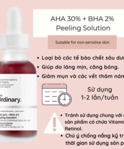 Serum thanh tẩy da The Ordinary AHA 30% + BHA 2% Peeling Solution 30ml 9 peeling4