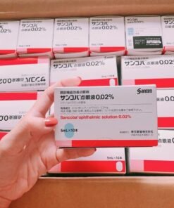 Nước Nhỏ Mắt Sancoba Hỗ Trợ Giảm Cận Tăng Cường Thị Lực Nhật Bản Chai 5ml 7 san2