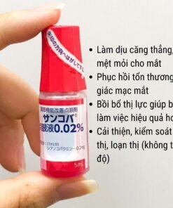 Nước Nhỏ Mắt Sancoba Hỗ Trợ Giảm Cận Tăng Cường Thị Lực Nhật Bản Chai 5ml 8 san3