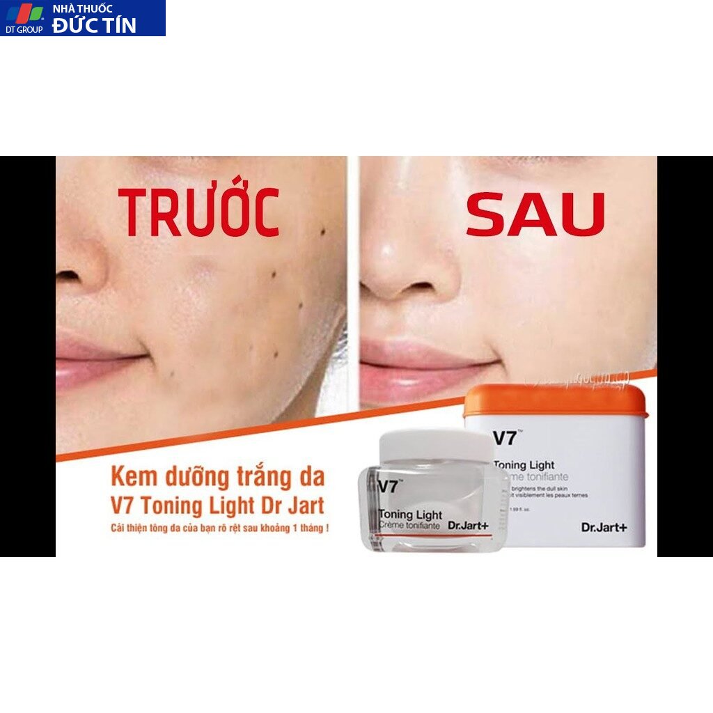 Kem dưỡng trắng tái tạo da V7 Toning Light Dr.Jart+ 50 ml 6 v73