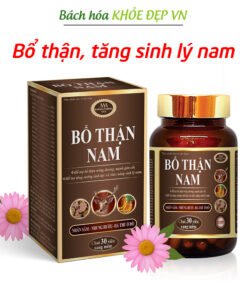 Tăng cường sinh lý nam thảo dược, bổ thận, tráng dương, mạnh gân cốt - 30 viên [Bổ Thận Nam (Đen)]