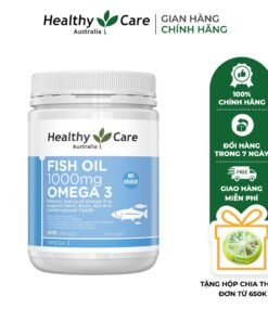 Viên uống dầu cá Omega 3 Healthy Care Fish Oil 400 viên
