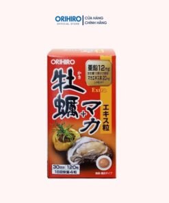 Viên uống tinh chất hàu tươi Maca x2 tăng cường sinh lý Orihiro 120 viên