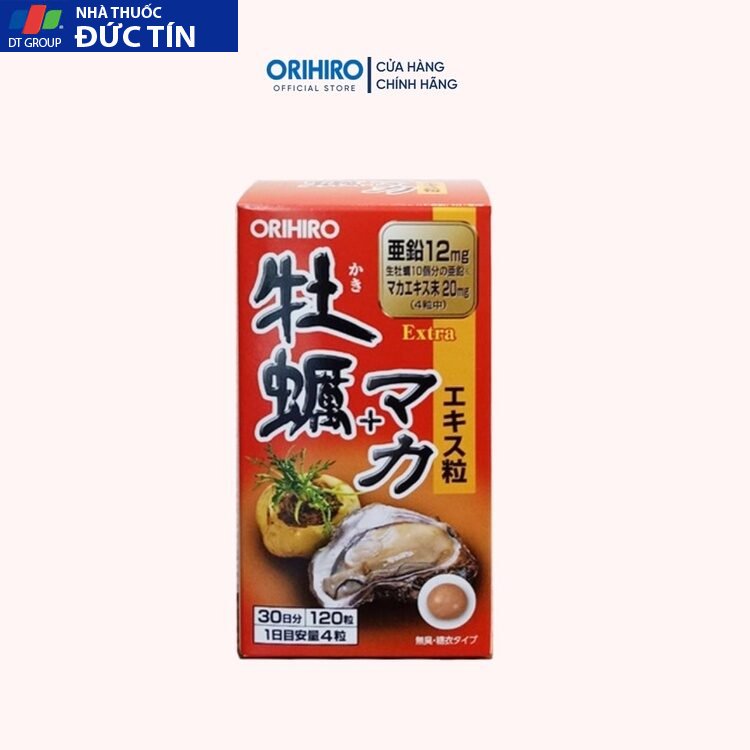 Viên uống tinh chất hàu tươi Maca x2 tăng cường sinh lý Orihiro 120 viên 14 hautuoi3