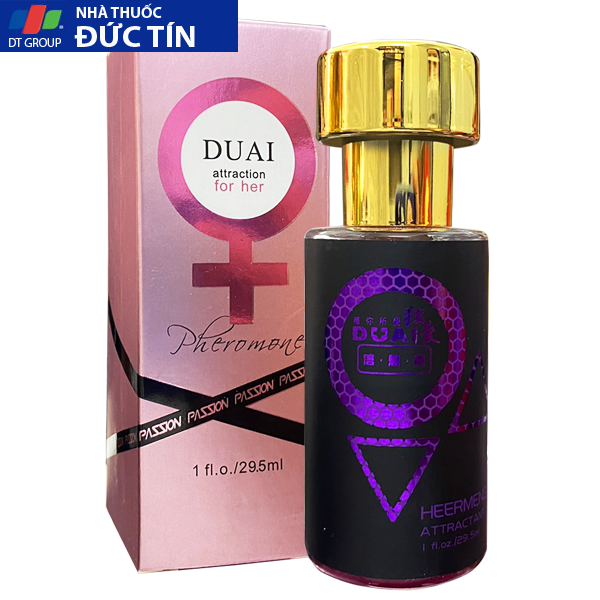 Nước hoa hỗ trợ tăng ham muốn cho nữ Duai Atraction For Her 6 duai for her