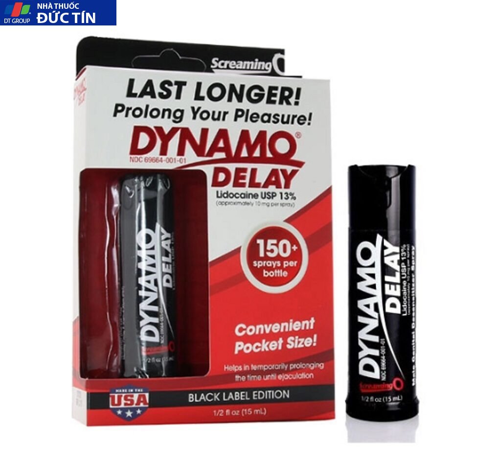 Thuốc Xịt Kéo Dài Thời Gian Dynamo Delay Black Label Edition 1 dynamo1111