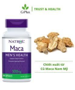 Alternative view of Thực phẩm bảo vệ sức khỏe Natrol Maca Men's Health 500mg, Chai 60 viên