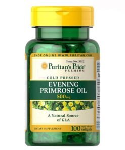 Viên Uống Giảm Mụn Nội Tiết, Cân Bằng Nội Tiết Dầu Hoa Anh Thảo Evening Primrose Oil 500mg-1000mg Puritan's Pride