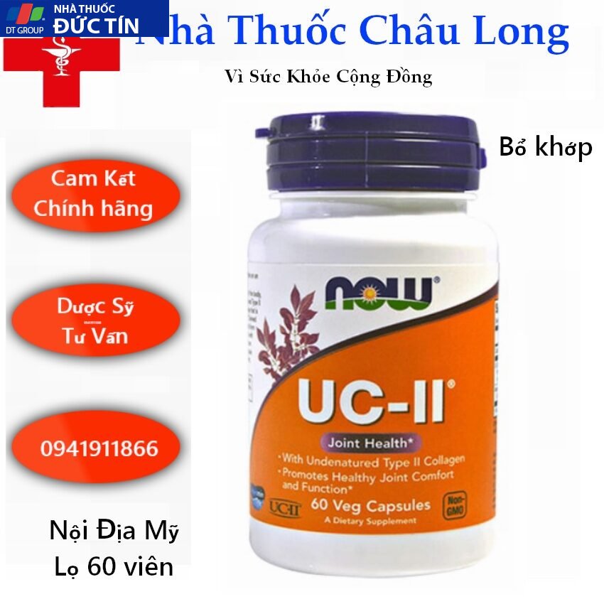 Now UC-II Joint Health 60v , Collagen type 2 , Viên uống bổ khớp 16 bokhop1