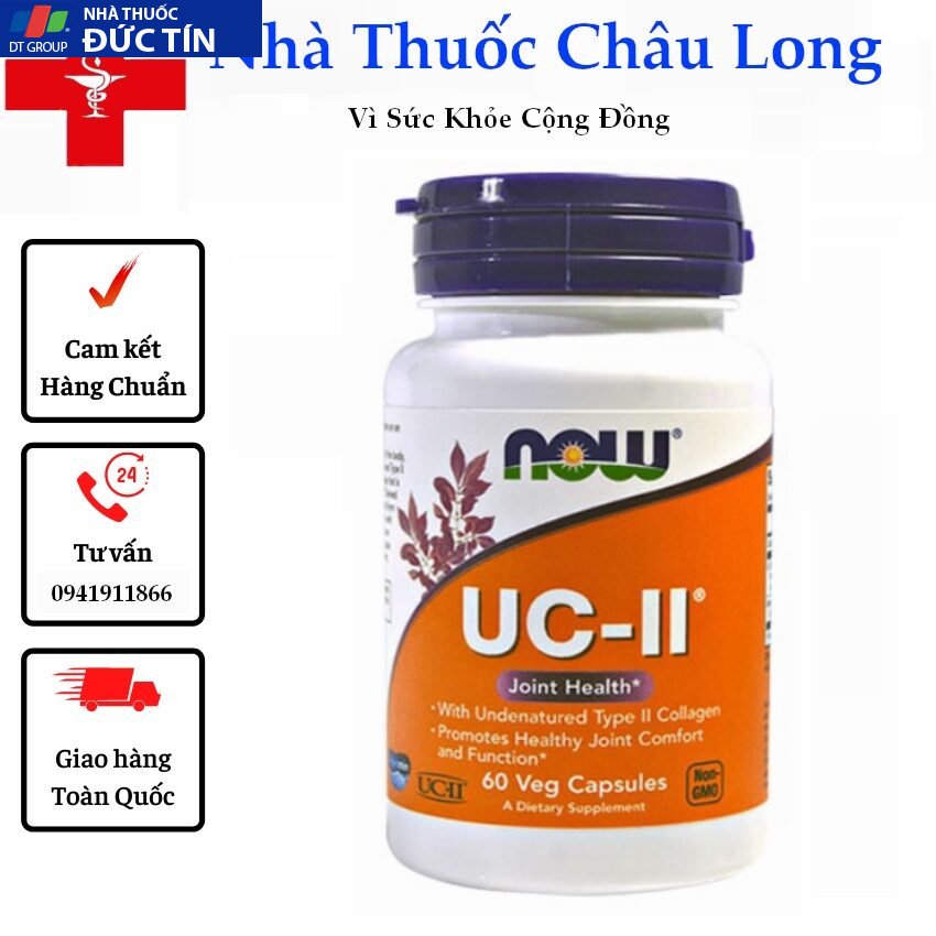 Now UC-II Joint Health 60v , Collagen type 2 , Viên uống bổ khớp 12 bokhop5