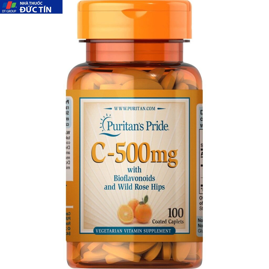 Viên Bổ Sung Vitamin C làm đẹp da 500mg,1000mg Puritan's Pride 100 viên 15 bosungvitamin2