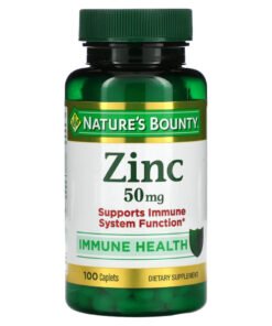 Viên uống bổ sung kẽm Natures Bounty Chelated Zinc 50 mg Caplets 100 viên
