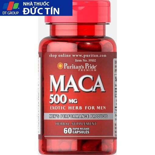 Viên uống tăng cường sinh lực Maca Exotic Herb For Man Puritan's Pride 8 maca1 1