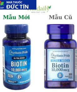 Viên uống mọc tóc, giảm rụng tóc Puritan's Pride Ultra Mega Biotin 10000 mcg 50 viên-100 viên 10 moctoc3 1