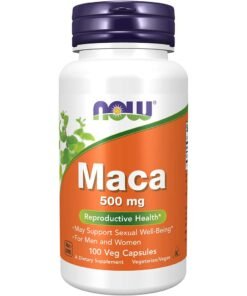 Viên uống tăng cường sinh lực, cải thiện khả năng sinh lý Now Maca 500mg 100 viên
