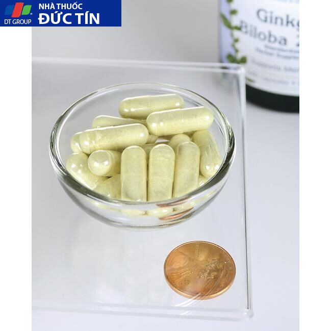 Viên uống bổ não tăng trí nhớ Ginkgo Extract 60mg Lọ 30 viên SWANSON chính hãng 8 swan3ginko