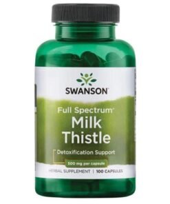Alternative view of Viên Uống Thải Độc Gan, Bổ Gan Full Spectrum Milk Thistle 500mg 100 viên Swanson của Mỹ