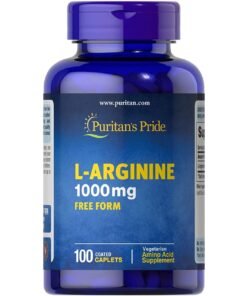 Viên Uống Thải Độc Gan, Tăng Cường Sinh Lý L-Arginine 1000mg Puritan's Pride 100 Viên