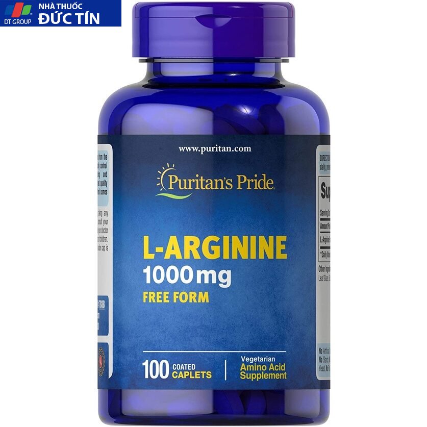 Viên Uống Thải Độc Gan, Tăng Cường Sinh Lý L-Arginine 1000mg Puritan's Pride 100 Viên 12 thaidocgan2 2