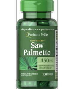 Hỗ trợ đường tiết niệu và tuyến tiền liệt Saw Palmetto 450 mg 100v Puritan’s Pride