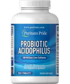 Viên uống men vi sinh lợi khuẩn Puritan's Pride Probiotic Acidophilus 100 viên 10 vitaminloikhuan3