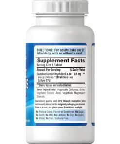 Viên uống men vi sinh lợi khuẩn Puritan's Pride Probiotic Acidophilus 100 viên 12 vitaminloikhuan5