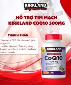 Alternative view of Viên uống hỗ trợ bổ tim Kirkland Signature CoQ10 300mg của Mỹ 100 viên