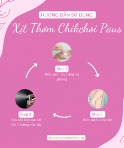 Alternative view of Xịt Thơm Vùng Kín ChikChoi Paus Hương Hoa Quả The Mát