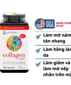 Alternative view of Colagen Mỹ Collagen Youtheory, viên uống bổ sung collagen youtheory Mỹ 390 viên hàng chuẩn