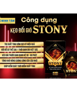 Alternative view of Kẹo Đổi Gió Stony Chính Hãng - Kéo Dài Thời Gian Quan Hệ, Tăng Cường Sinh Lý Nam