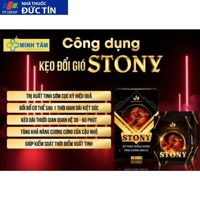 Kẹo Đổi Gió Stony Chính Hãng - Kéo Dài Thời Gian Quan Hệ, Tăng Cường Sinh Lý Nam 16 cong dung keo sinh ly nam stony 700x700 1
