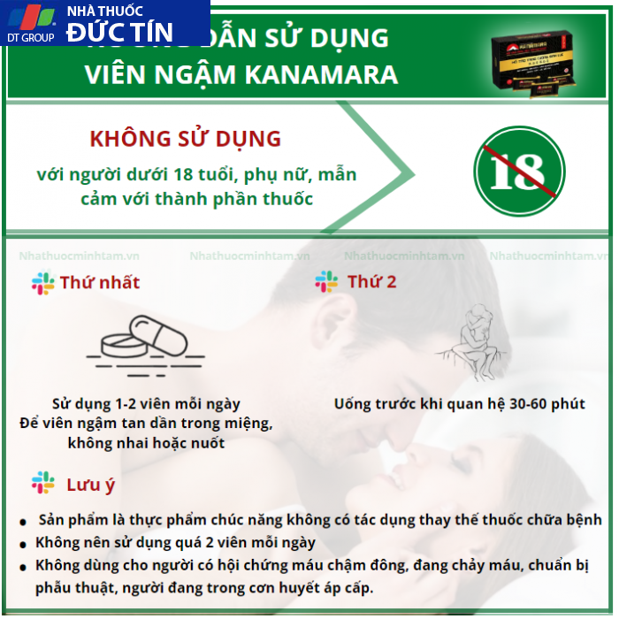 Viên Ngậm Kanarama - Tăng Cường Sinh Lý Nam 14 huong dan su dung vien ngam sinh ly kanamara 1 700x700 1